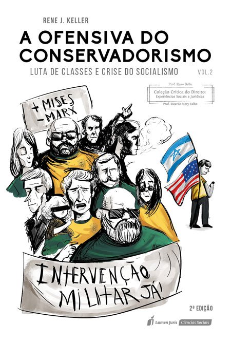 Capa do livro A Ofensiva do Conservadorismo, Volume 2: Luta de Classes e Crise do Socialismo
